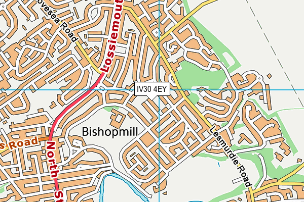 IV30 4EY map - OS VectorMap District (Ordnance Survey) IV30 4EY map - OS VectorMap District (Ordnance Survey)