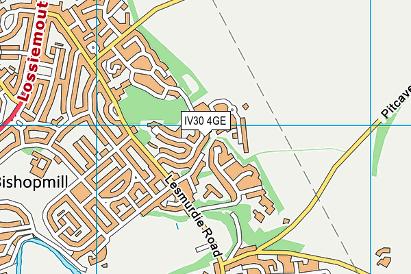 IV30 4GE map - OS VectorMap District (Ordnance Survey) IV30 4GE map - OS VectorMap District (Ordnance Survey)