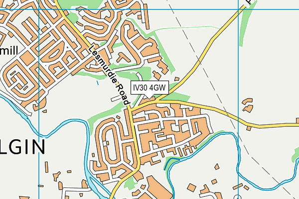 IV30 4GW map - OS VectorMap District (Ordnance Survey) IV30 4GW map - OS VectorMap District (Ordnance Survey)