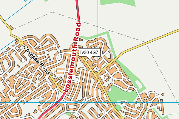 IV30 4GZ map - OS VectorMap District (Ordnance Survey) IV30 4GZ map - OS VectorMap District (Ordnance Survey)