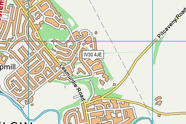 IV30 4JE map - OS VectorMap District (Ordnance Survey) IV30 4JE map - OS VectorMap District (Ordnance Survey)