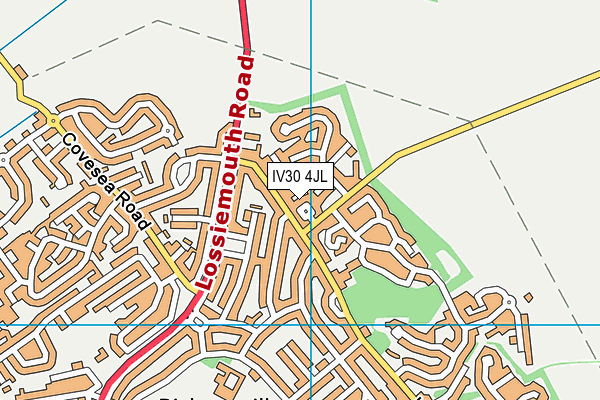 IV30 4JL map - OS VectorMap District (Ordnance Survey) IV30 4JL map - OS VectorMap District (Ordnance Survey)