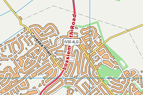 IV30 4LG map - OS VectorMap District (Ordnance Survey) IV30 4LG map - OS VectorMap District (Ordnance Survey)