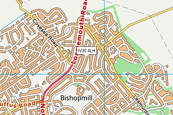 IV30 4LH map - OS VectorMap District (Ordnance Survey) IV30 4LH map - OS VectorMap District (Ordnance Survey)