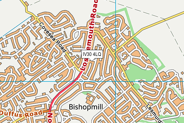 IV30 4LQ map - OS VectorMap District (Ordnance Survey) IV30 4LQ map - OS VectorMap District (Ordnance Survey)