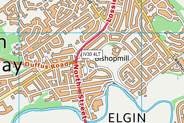 IV30 4LT map - OS VectorMap District (Ordnance Survey) IV30 4LT map - OS VectorMap District (Ordnance Survey)