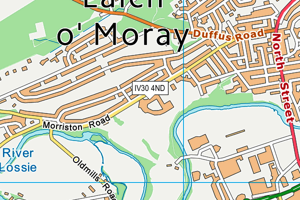 IV30 4ND map - OS VectorMap District (Ordnance Survey) IV30 4ND map - OS VectorMap District (Ordnance Survey)