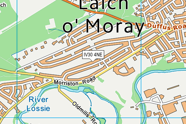 IV30 4NE map - OS VectorMap District (Ordnance Survey) IV30 4NE map - OS VectorMap District (Ordnance Survey)
