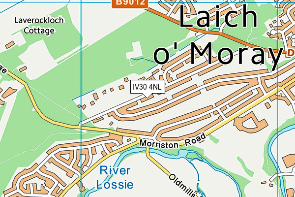 IV30 4NL map - OS VectorMap District (Ordnance Survey) IV30 4NL map - OS VectorMap District (Ordnance Survey)