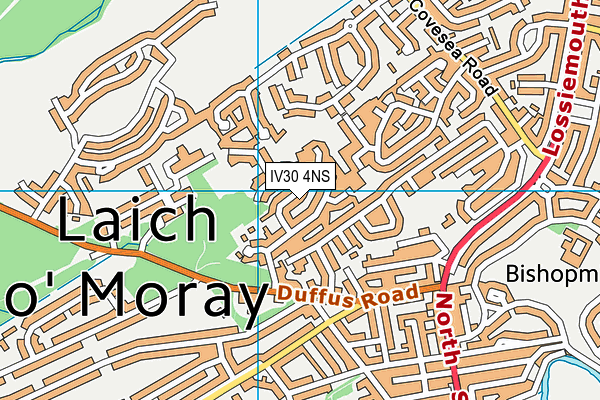 IV30 4NS map - OS VectorMap District (Ordnance Survey) IV30 4NS map - OS VectorMap District (Ordnance Survey)