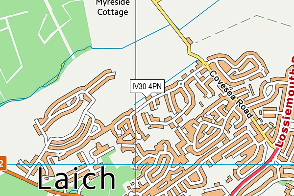 IV30 4PN map - OS VectorMap District (Ordnance Survey) IV30 4PN map - OS VectorMap District (Ordnance Survey)