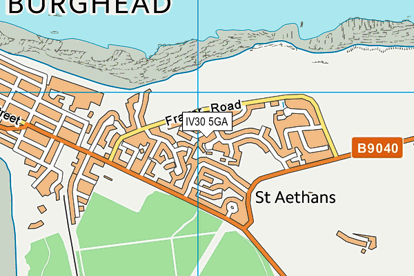 IV30 5GA map - OS VectorMap District (Ordnance Survey) IV30 5GA map - OS VectorMap District (Ordnance Survey)