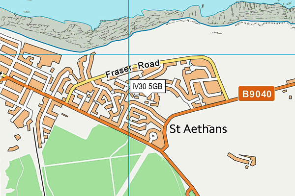 IV30 5GB map - OS VectorMap District (Ordnance Survey)