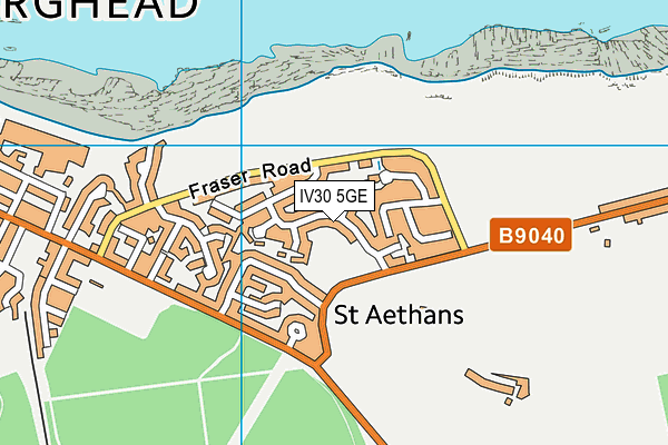 IV30 5GE map - OS VectorMap District (Ordnance Survey) IV30 5GE map - OS VectorMap District (Ordnance Survey)