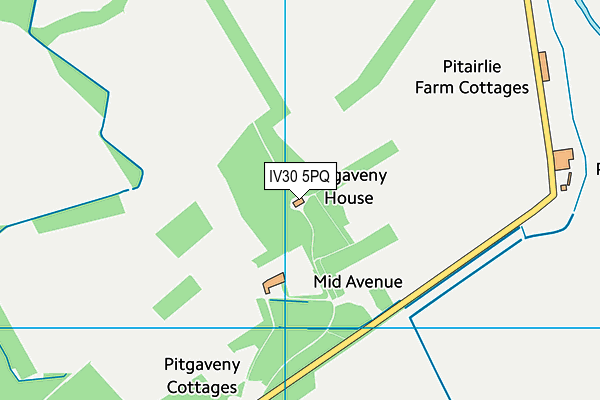 IV30 5PQ map - OS VectorMap District (Ordnance Survey) IV30 5PQ map - OS VectorMap District (Ordnance Survey)