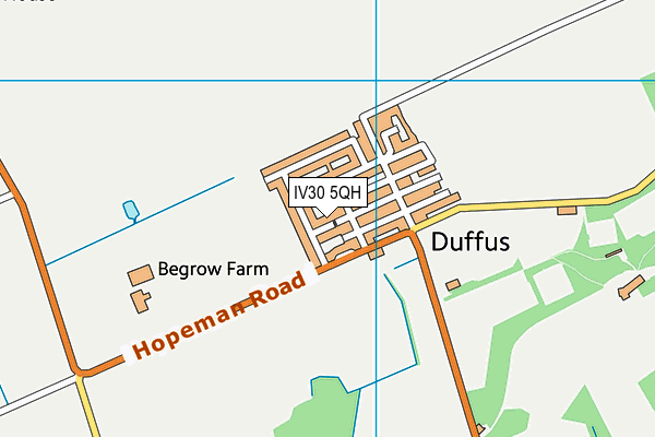 IV30 5QH map - OS VectorMap District (Ordnance Survey) IV30 5QH map - OS VectorMap District (Ordnance Survey)