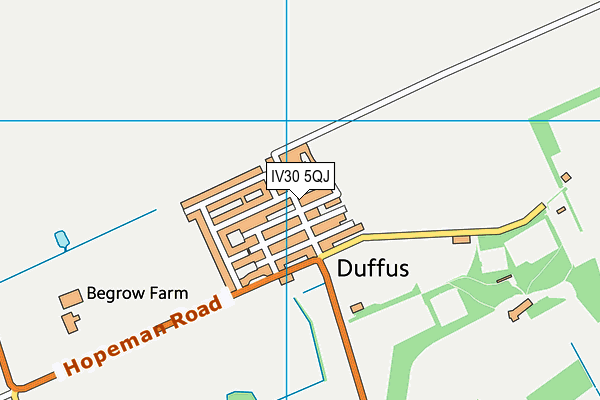 IV30 5QJ map - OS VectorMap District (Ordnance Survey) IV30 5QJ map - OS VectorMap District (Ordnance Survey)