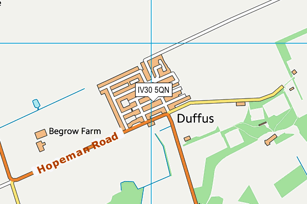 IV30 5QN map - OS VectorMap District (Ordnance Survey) IV30 5QN map - OS VectorMap District (Ordnance Survey)