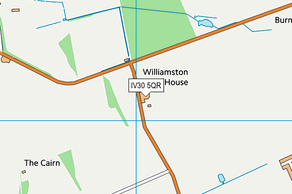 IV30 5QR map - OS VectorMap District (Ordnance Survey)