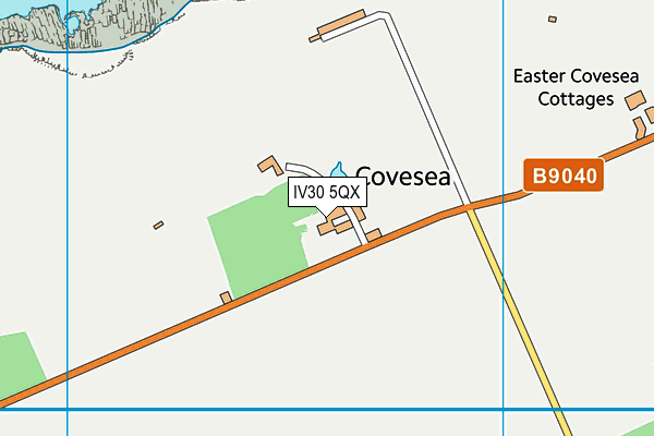 IV30 5QX map - OS VectorMap District (Ordnance Survey) IV30 5QX map - OS VectorMap District (Ordnance Survey)