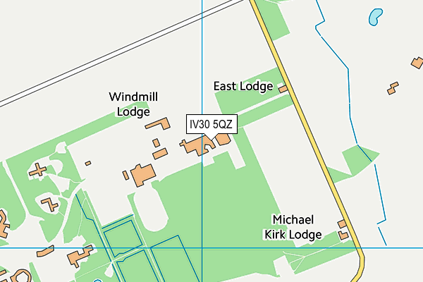 IV30 5QZ map - OS VectorMap District (Ordnance Survey) IV30 5QZ map - OS VectorMap District (Ordnance Survey)