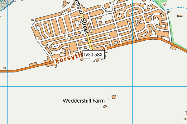 IV30 5SX map - OS VectorMap District (Ordnance Survey) IV30 5SX map - OS VectorMap District (Ordnance Survey)