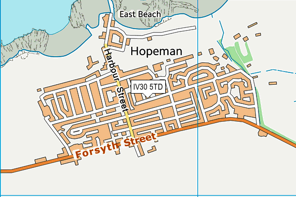 IV30 5TD map - OS VectorMap District (Ordnance Survey) IV30 5TD map - OS VectorMap District (Ordnance Survey)