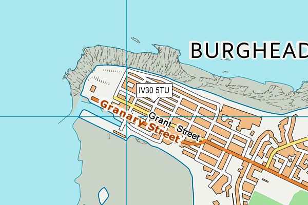 IV30 5TU map - OS VectorMap District (Ordnance Survey)