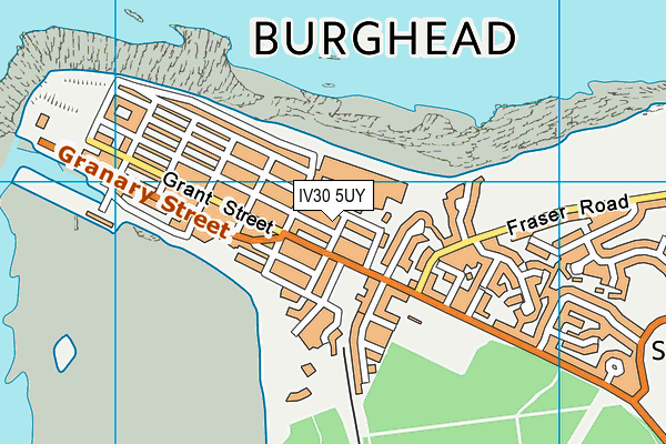IV30 5UY map - OS VectorMap District (Ordnance Survey) IV30 5UY map - OS VectorMap District (Ordnance Survey)