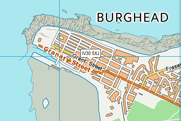 IV30 5XJ map - OS VectorMap District (Ordnance Survey) IV30 5XJ map - OS VectorMap District (Ordnance Survey)