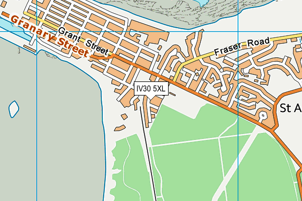 IV30 5XL map - OS VectorMap District (Ordnance Survey) IV30 5XL map - OS VectorMap District (Ordnance Survey)
