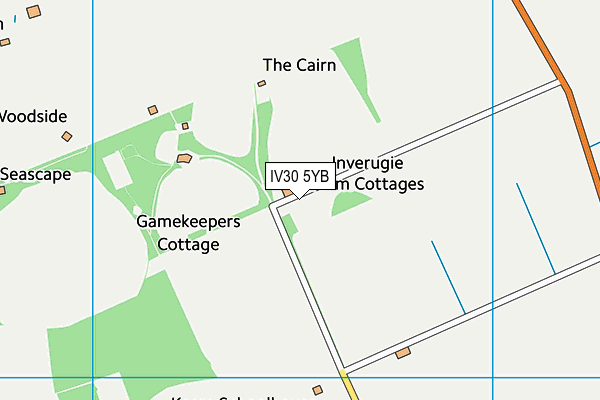 IV30 5YB map - OS VectorMap District (Ordnance Survey) IV30 5YB map - OS VectorMap District (Ordnance Survey)