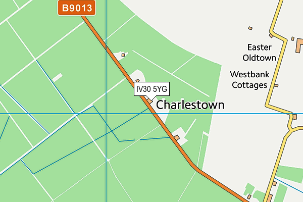 IV30 5YG map - OS VectorMap District (Ordnance Survey) IV30 5YG map - OS VectorMap District (Ordnance Survey)