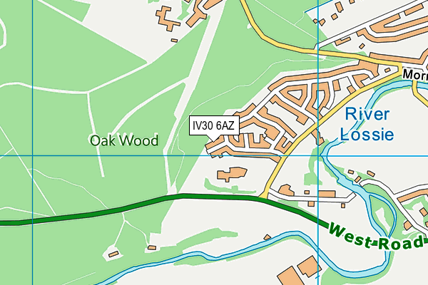 IV30 6AZ map - OS VectorMap District (Ordnance Survey) IV30 6AZ map - OS VectorMap District (Ordnance Survey)