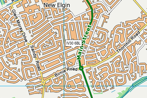 IV30 6BL map - OS VectorMap District (Ordnance Survey) IV30 6BL map - OS VectorMap District (Ordnance Survey)