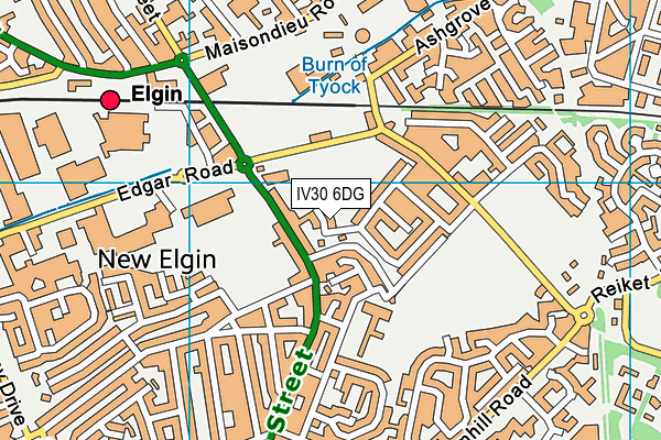 IV30 6DG map - OS VectorMap District (Ordnance Survey) IV30 6DG map - OS VectorMap District (Ordnance Survey)