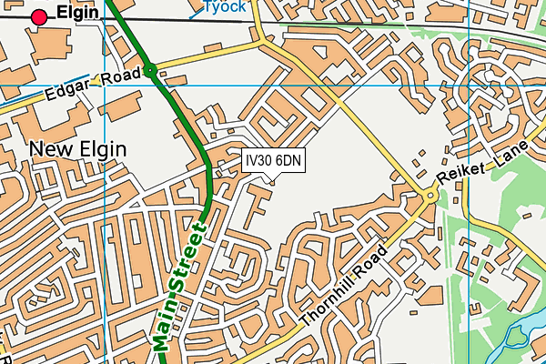 IV30 6DN map - OS VectorMap District (Ordnance Survey) IV30 6DN map - OS VectorMap District (Ordnance Survey)
