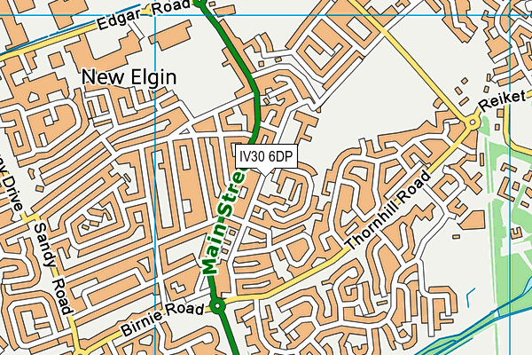IV30 6DP map - OS VectorMap District (Ordnance Survey) IV30 6DP map - OS VectorMap District (Ordnance Survey)