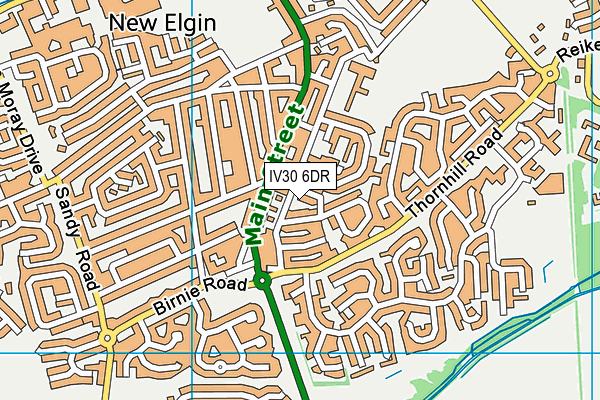 IV30 6DR map - OS VectorMap District (Ordnance Survey) IV30 6DR map - OS VectorMap District (Ordnance Survey)