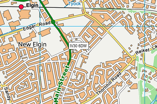 IV30 6DW map - OS VectorMap District (Ordnance Survey) IV30 6DW map - OS VectorMap District (Ordnance Survey)