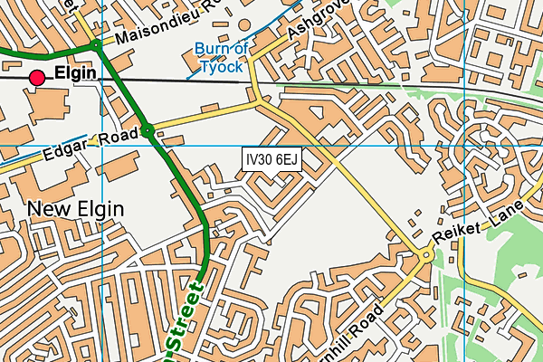 IV30 6EJ map - OS VectorMap District (Ordnance Survey) IV30 6EJ map - OS VectorMap District (Ordnance Survey)