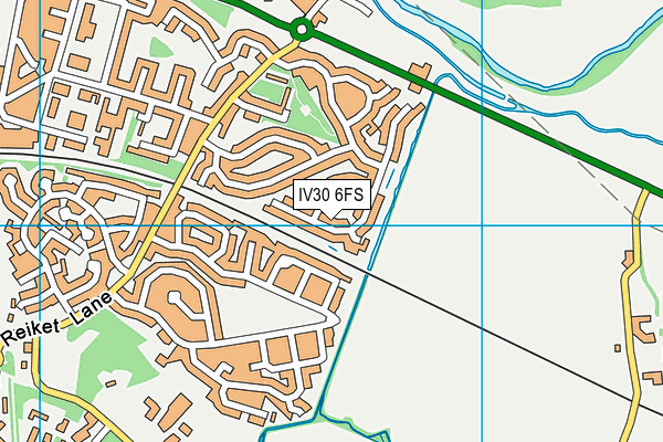 IV30 6FS map - OS VectorMap District (Ordnance Survey) IV30 6FS map - OS VectorMap District (Ordnance Survey)