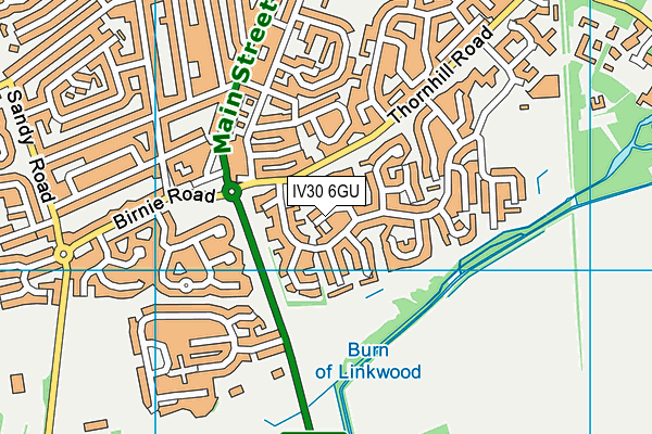 IV30 6GU map - OS VectorMap District (Ordnance Survey) IV30 6GU map - OS VectorMap District (Ordnance Survey)