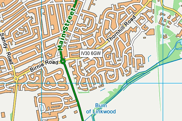 IV30 6GW map - OS VectorMap District (Ordnance Survey) IV30 6GW map - OS VectorMap District (Ordnance Survey)