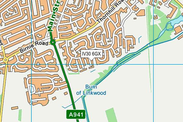 IV30 6GX map - OS VectorMap District (Ordnance Survey) IV30 6GX map - OS VectorMap District (Ordnance Survey)