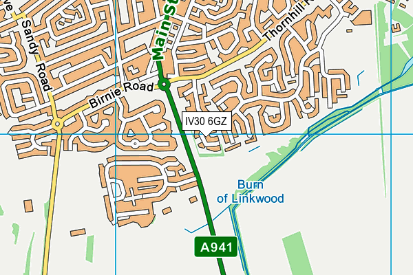 IV30 6GZ map - OS VectorMap District (Ordnance Survey) IV30 6GZ map - OS VectorMap District (Ordnance Survey)