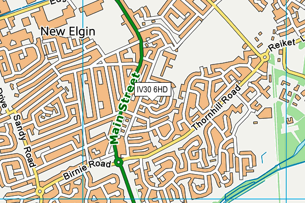 IV30 6HD map - OS VectorMap District (Ordnance Survey) IV30 6HD map - OS VectorMap District (Ordnance Survey)