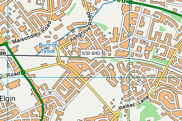 IV30 6HG map - OS VectorMap District (Ordnance Survey) IV30 6HG map - OS VectorMap District (Ordnance Survey)