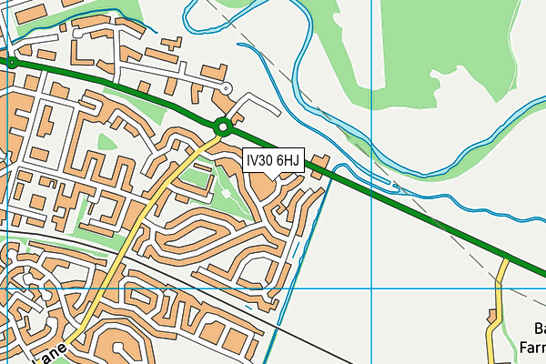 IV30 6HJ map - OS VectorMap District (Ordnance Survey) IV30 6HJ map - OS VectorMap District (Ordnance Survey)