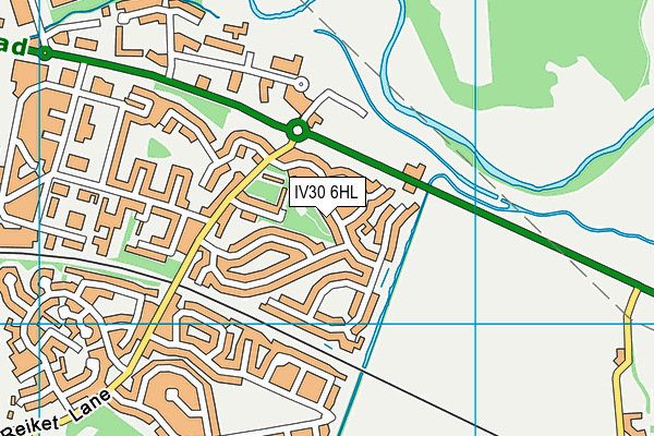 IV30 6HL map - OS VectorMap District (Ordnance Survey) IV30 6HL map - OS VectorMap District (Ordnance Survey)